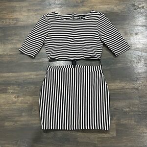 F21 STRIPED DRESS